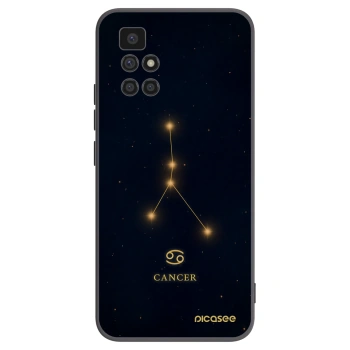 Picasee crna silikonska maskica za Xiaomi Redmi 10 - CANCER