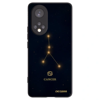 Picasee crna silikonska maskica za Honor 50 5G - CANCER