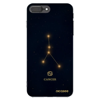 Picasee silikonska prozirna maskica za Apple iPhone 7 Plus - CANCER