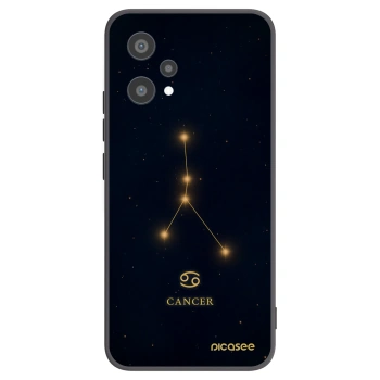 Picasee crna silikonska maskica za Realme 9 Pro 5G - CANCER