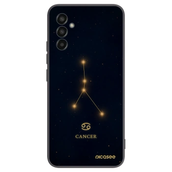 Picasee crna silikonska maskica za Samsung Galaxy M13 M135F - CANCER