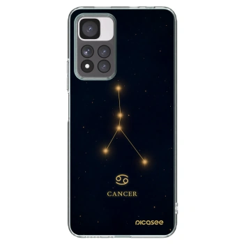 Picasee silikonska prozirna maskica za Xiaomi Redmi Note 11 Pro+ 5G - CANCER