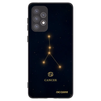 Picasee crna silikonska maskica za Samsung Galaxy A73 5G - CANCER