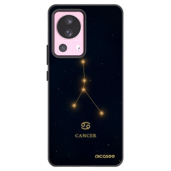 Picasee crna silikonska maskica za Xiaomi 13 Lite - CANCER