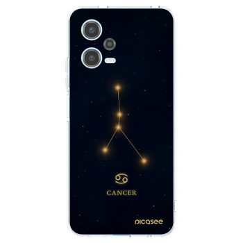 Picasee silikonska prozirna maskica za Xiaomi Redmi Note 12 5G - CANCER