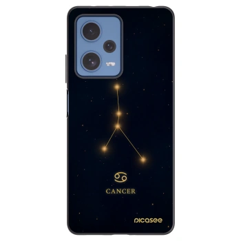 Picasee crna silikonska maskica za Xiaomi Redmi Note 12 Pro 5G - CANCER