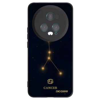 Picasee crna silikonska maskica za Honor Magic5 Pro - CANCER
