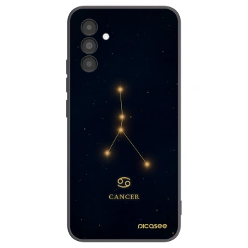 Picasee crna silikonska maskica za Samsung Galaxy A04s A047F - CANCER