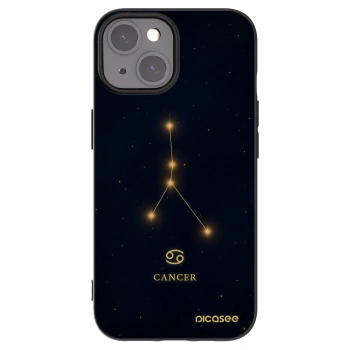 Picasee crna silikonska maskica za Apple iPhone 15 - CANCER