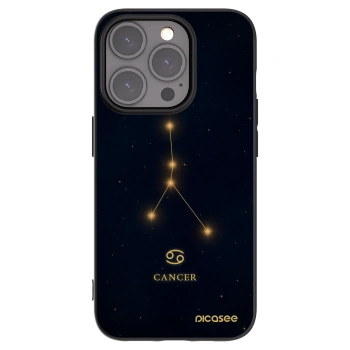 Picasee crna silikonska maskica za Apple iPhone 15 Pro - CANCER