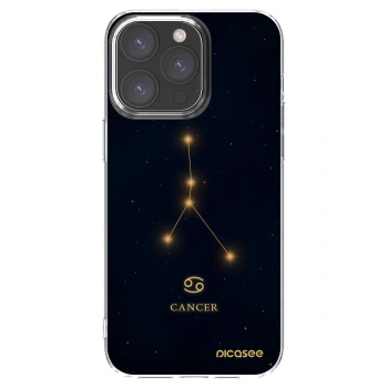 Picasee silikonska prozirna maskica za Apple iPhone 15 Pro Max - CANCER