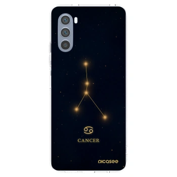 Picasee silikonska prozirna maskica za Motorola Moto G62 - CANCER