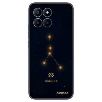 Picasee crna silikonska maskica za Honor 70 Lite - CANCER