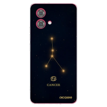 Picasee silikonska prozirna maskica za Motorola Moto G84 5G - CANCER