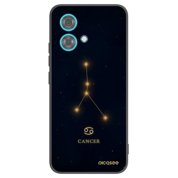 Picasee crna silikonska maskica za Motorola Edge 40 Neo - CANCER