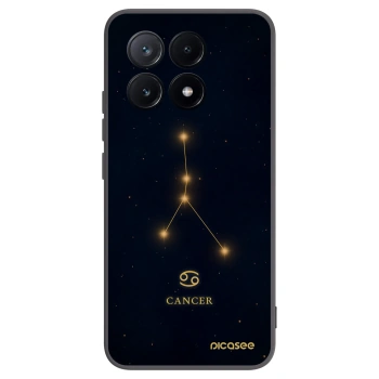 Picasee crna silikonska maskica za Xiaomi Poco X6 Pro - CANCER