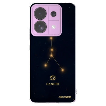 Picasee silikonska prozirna maskica za Xiaomi Redmi Note 13 Pro 5G - CANCER