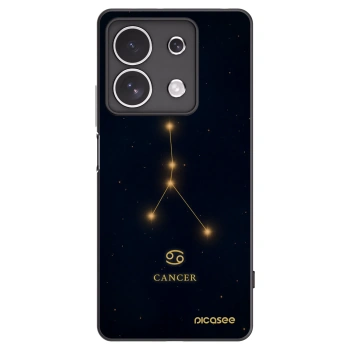 Picasee crna silikonska maskica za Xiaomi Redmi Note 13 4G - CANCER