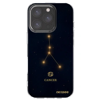 Picasee silikonska prozirna maskica za Apple iPhone 16 Pro - CANCER
