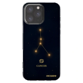 Picasee silikonska prozirna maskica za Apple iPhone 16 Pro Max - CANCER