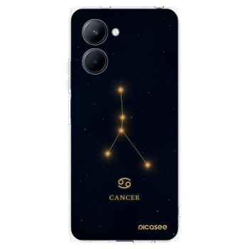 Picasee silikonska prozirna maskica za Realme C33 (2023) - CANCER