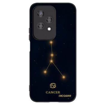 Picasee crna silikonska maskica za Honor 200 Lite - CANCER