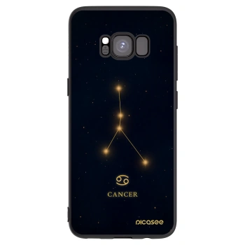 Picasee crna silikonska maskica za Samsung Galaxy S8 G950F - CANCER
