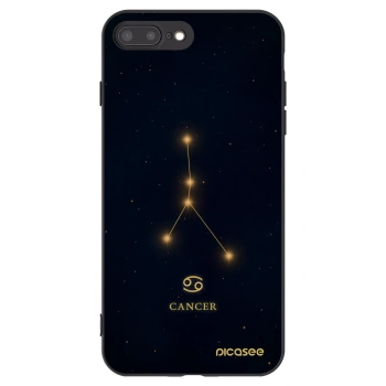 Picasee crna silikonska maskica za Apple iPhone 7 Plus - CANCER