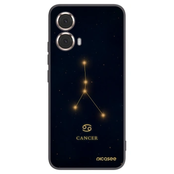 Picasee crna silikonska maskica za Motorola Moto G85 - CANCER