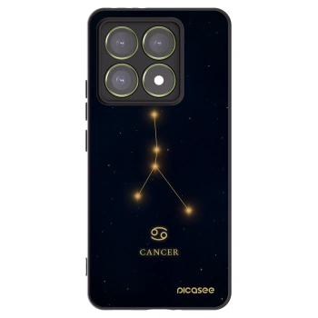 Picasee crna silikonska maskica za Xiaomi 14T - CANCER