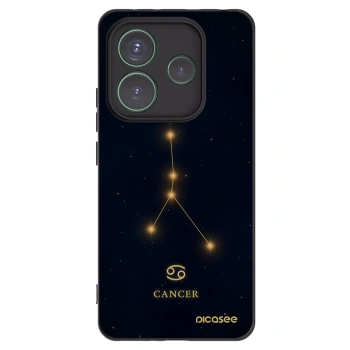 Picasee crna silikonska maskica za Xiaomi Redmi Note 14 5G - CANCER