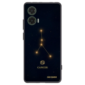 Picasee crna silikonska maskica za Motorola Moto G35 5G - CANCER