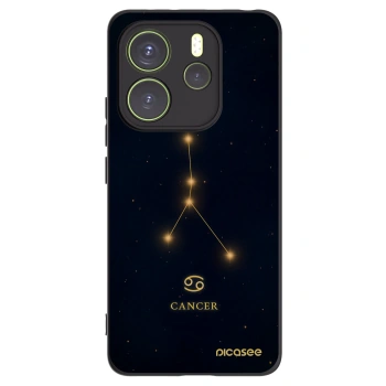 Picasee crna silikonska maskica za Xiaomi Redmi Note 14 4G - CANCER
