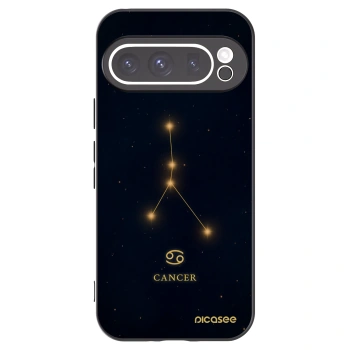 Picasee crna silikonska maskica za Google Pixel 9 Pro - CANCER