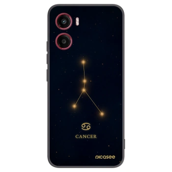Picasee crna silikonska maskica za Motorola Moto G05 - CANCER