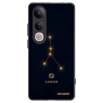 Picasee crna silikonska maskica za Vivo V50 Lite 5G - CANCER