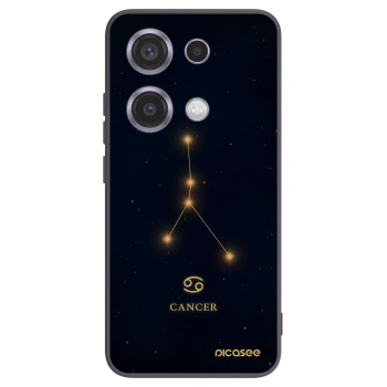 Picasee crna silikonska maskica za Xiaomi Redmi Note 14S - CANCER