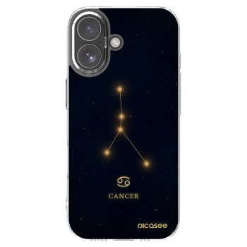 Picasee silikonska prozirna maskica za Apple iPhone 17 - CANCER