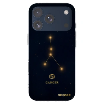 Picasee silikonska prozirna maskica za Apple iPhone 17 Pro - CANCER