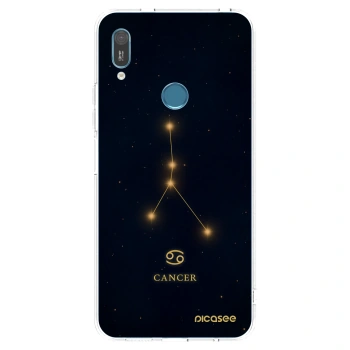 Picasee silikonska prozirna maskica za Huawei Y6 2019 - CANCER