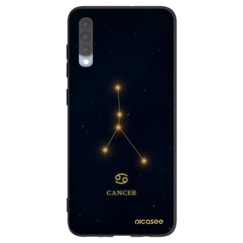 Picasee crna silikonska maskica za Samsung Galaxy A70 A705F - CANCER