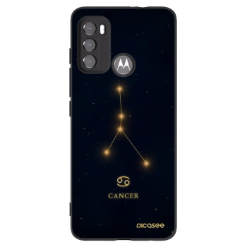 Picasee crna silikonska maskica za Motorola Edge 60 5G - CANCER