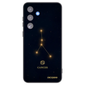 Picasee crna silikonska maskica za Samsung Galaxy S25 FE 5G - CANCER