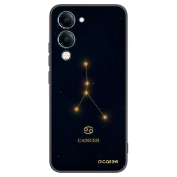 Picasee crna silikonska maskica za Vivo Y29s 5G - CANCER