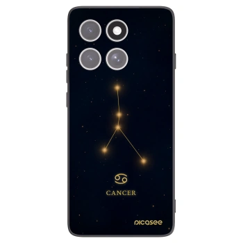 Picasee crna silikonska maskica za Motorola Edge 60 Fusion - CANCER