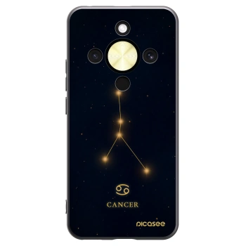 Picasee crna silikonska maskica za Honor Magic8 Lite 5G - CANCER