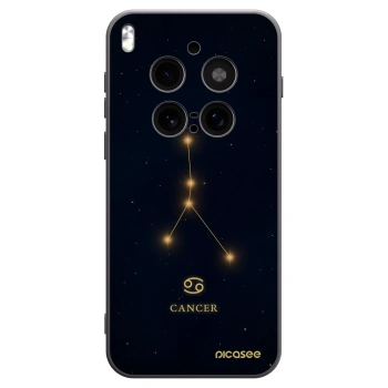 Picasee crna silikonska maskica za Vivo X300 Pro - CANCER