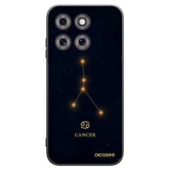 Picasee crna silikonska maskica za Motorola Moto G77 - CANCER