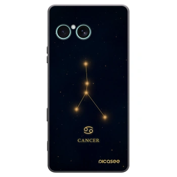 Picasee crna silikonska maskica za Sony Xperia 10 VII - CANCER