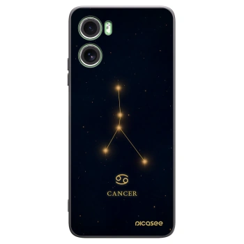 Picasee crna silikonska maskica za Motorola Moto G06 - CANCER